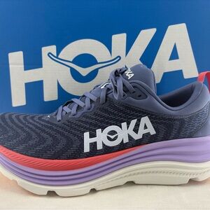 Hoka Gaviota 5 Women's Navy, Purple Athletic Running Shoe